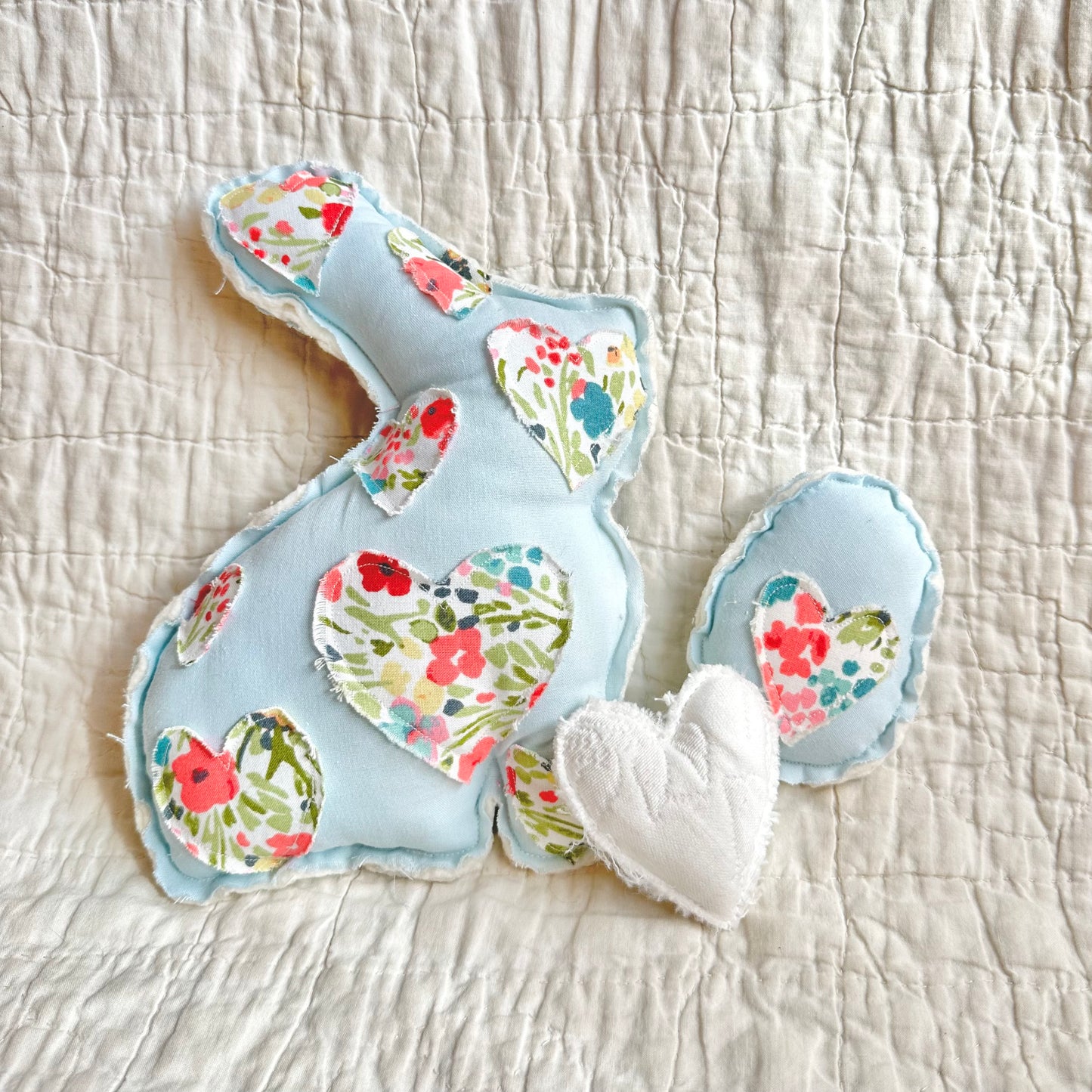 PATCHWORK FLORAL BUNNY SET