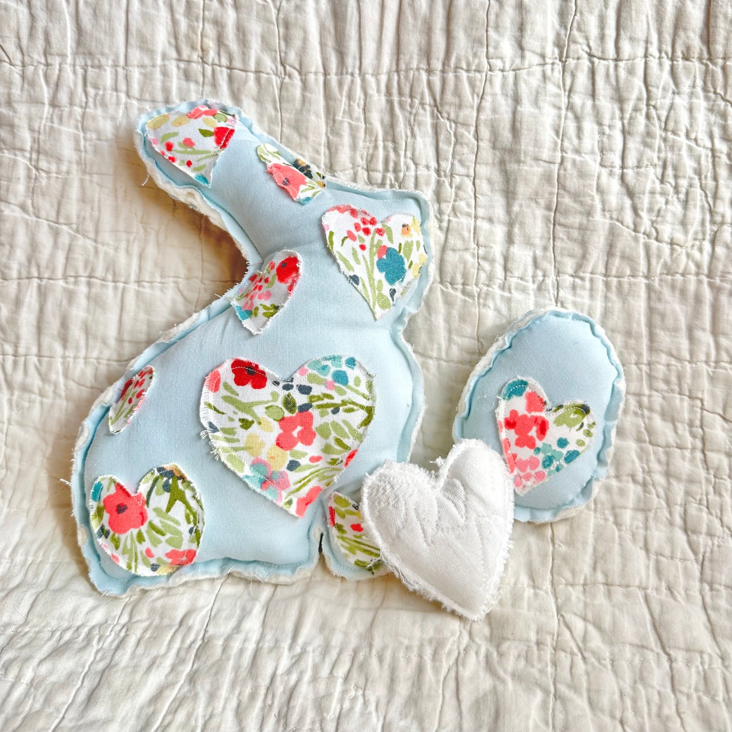 PATCHWORK FLORAL BUNNY SET