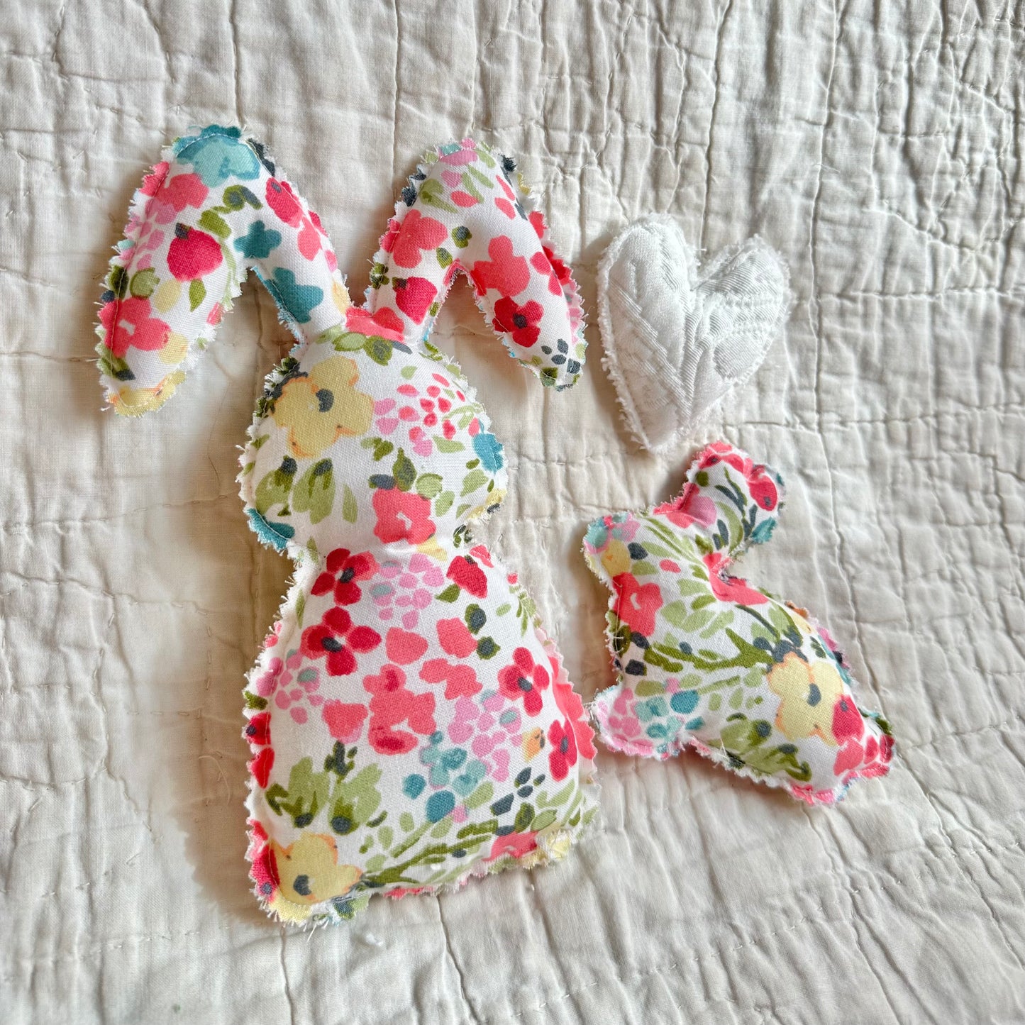 FLORAL EASTER BUNNY SET