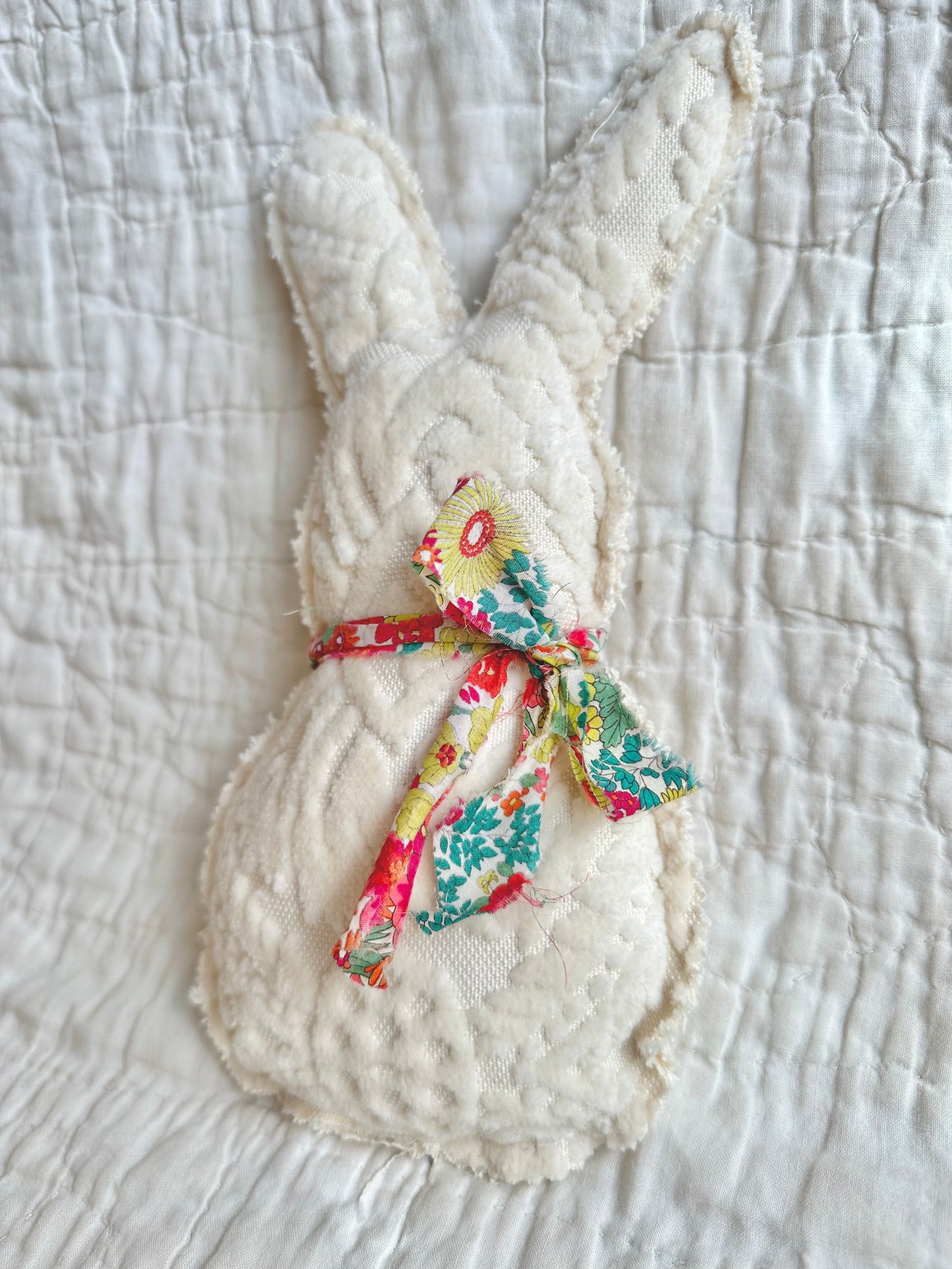 BRUSHED CHENILLE  & LIBERTY FLORAL EASTER SET