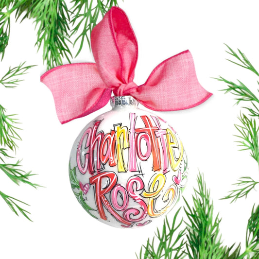 PINK, YELLOW, ORANGE ORNAMENT