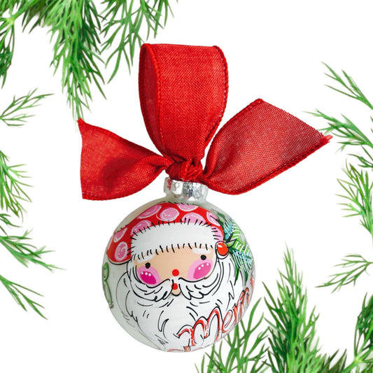 PERSONALIZED SANTA ORNAMENT